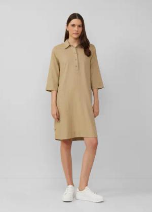 s.Oliver Minikleid Kurzes Blusenkleid aus Leinenmix