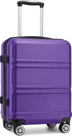 KONO Hartschalen-Trolley mit TSA-Schloss - Reisekoffer