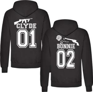 Couples Shop Kapuzenpullover Gangster Paar Hoodie
