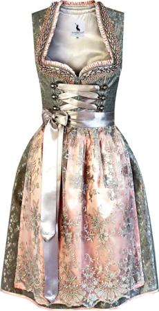 Alpenmärchen Dirndl Dirndl Magdalena in grau