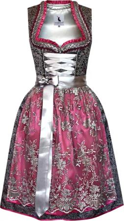 Alpenmärchen Dirndl Dirndl Isabella in grau