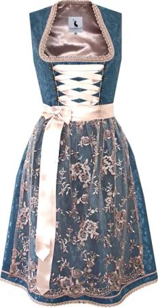 Alpenmärchen Dirndl Dirndl Zoe in blau