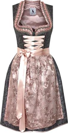 Alpenmärchen Dirndl Dirndl Juna in grau