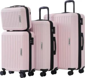 REDOM Trolleyset, 4 Rollen, (Reisekoffer mit