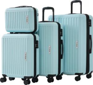 REDOM Trolleyset, 4 Rollen, (Reisekoffer mit