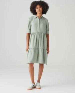 OPUS Hemdblusenkleid Hemdblusenkleid WOTELI