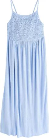 Next Jerseykleid Gesmoktes Maxikleid aus Jersey