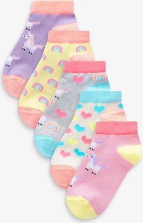 Next Sneakersocken Sneakersocken Einhorn mit Baumwolle,