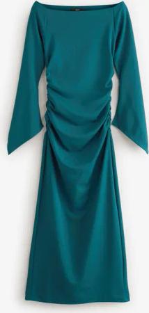Next Maxikleid Schulterfreies Maxikleid, lange Ärmel