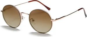 PACIEA Sonnenbrille Damen Rundrahmen Metall UV