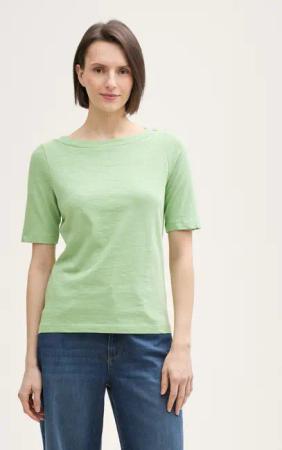 TOM TAILOR T-Shirt T-Shirt mit U-Boot-Ausschnitt