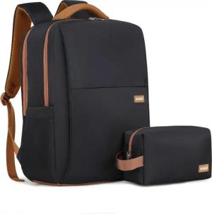 KONO Laptoprucksack Wasserabweisender Reisetasche mit USB