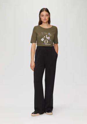 s.Oliver Stoffhose Regular: Scuba-Hose mit Wide