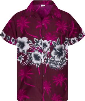 King Kameha Hawaiihemd Flower Chest Funky