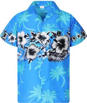 King Kameha Hawaiihemd Flower Chest Funky