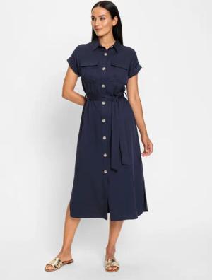 heine Etuikleid Hemdblusenkleid