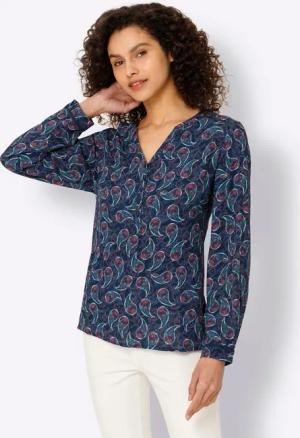 heine Klassische Bluse Druckbluse