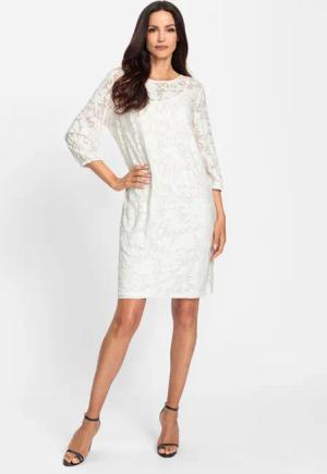heine Etuikleid Spitzenkleid