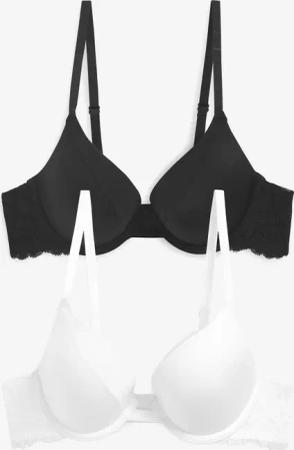 Next Push-up-BH 2 x Glättende Push-up-T-Shirt-BHs