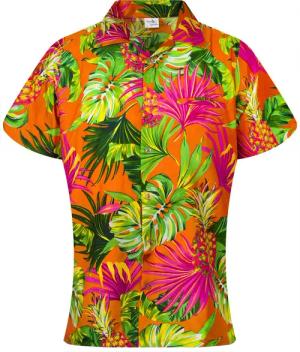 King Kameha Hawaiihemd Pineapple Leaves Funky
