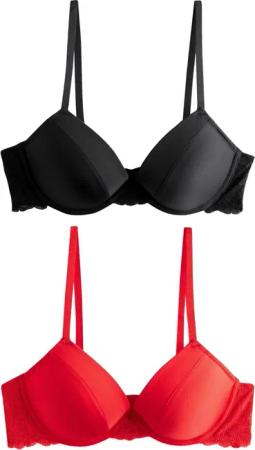 Next Push-up-BH 2 x Glättende Push-up-T-Shirt-BHs