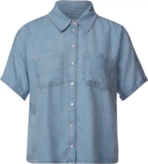STREET ONE Langarmbluse Style Denim-Blouse.tencel. lig