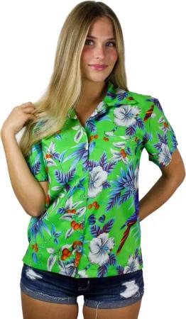 King Kameha Hawaiihemd Cherryparrot Funky Hawaiibluse