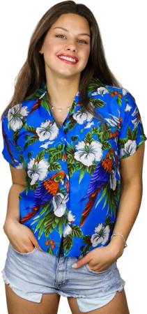 King Kameha Hawaiihemd Cherryparrot Funky Hawaiibluse