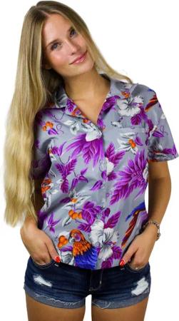 King Kameha Hawaiihemd Cherryparrot Funky Hawaiibluse