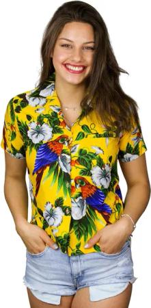 King Kameha Hawaiihemd Cherryparrot Funky Hawaiibluse