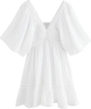 Next Minikleid Strukturiertes Minikleid aus 100