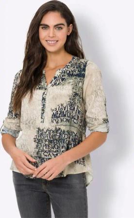 heine Klassische Bluse Druckbluse