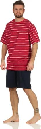 Moonline Shorty Kurzer Herren Schlafanzug Pyjama