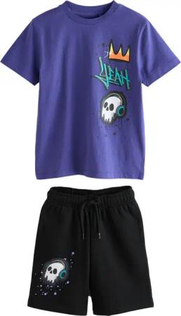 Next T-Shirt & Shorts Kurzärmeliges T-Shirt