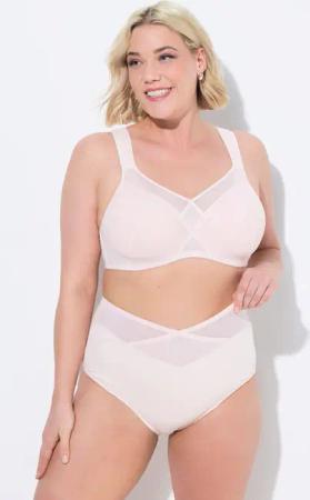 Ulla Popken Miederhose Shaping-Maxislip breiter Meshbund