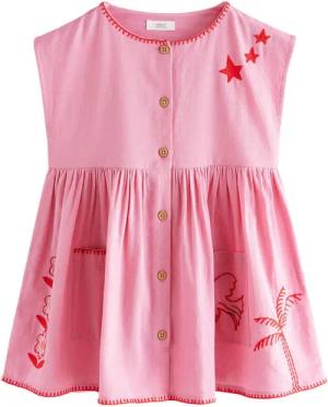 Next Sommerkleid Geknöpftes Kleid aus 100 %