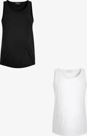 Next Umstandstop Umstandsmode-Basics Trägerhemden im 2er-Pack