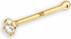 Monkimau Nasenpiercing 14K Gold Nasenstecker mit