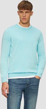 s.Oliver Rundhalspullover Casual (1-tlg) Rundhals. langarm,