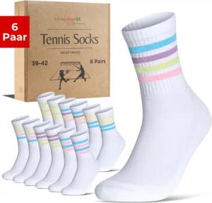 sockenkauf24 Tennissocken Damen Sportsocken Exclusive Retro