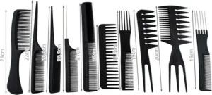 soulima Haarkamm Frisierkämme 10er Set, (Kamm-Set