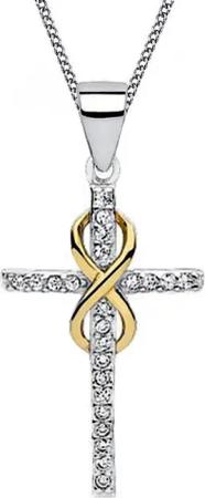 Goldene Hufeisen Kette und Anhänger Set