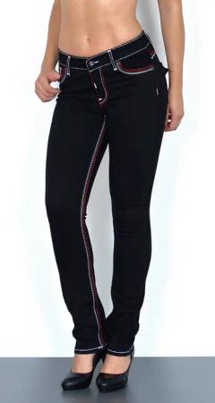 ESRA Straight-Jeans Damen Straight Jeans mit