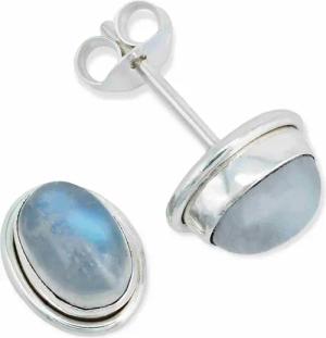 mantraroma Paar Ohrstecker SARALA oval klein