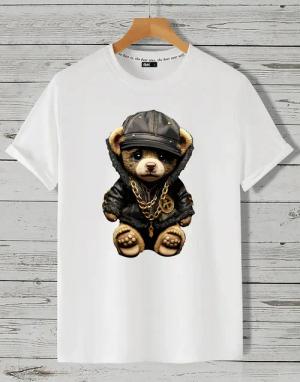 RMK T-Shirt Herren Shirt Sommer Teddybär