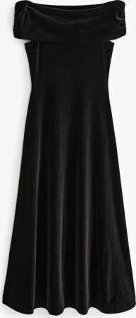 Next Maxikleid Schulterfreies Maxikleid aus Samt