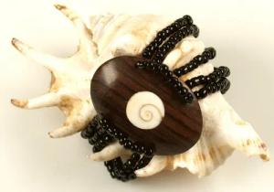 Guru-Shop Armreif Shiva-Muschel Armband - Modell