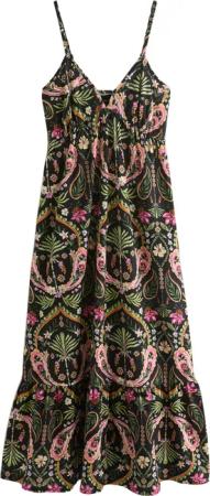 Next Midikleid Midikleid aus 100 % Baumwoll-Jersey