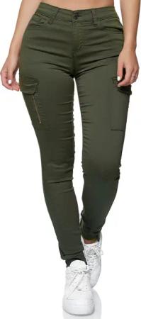 Elara Cargohose Elara Damen Cargo Jeans