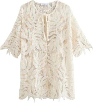 Next Strandkleid Cover-up-Kaftan mit Häkelbesatz (1-tlg)